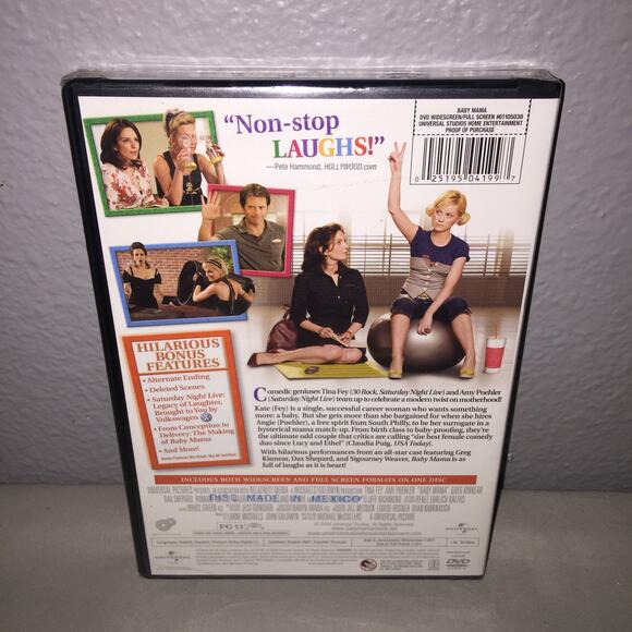 Dvd Sealed New Baby Mama FS / WS + Bonus Features Universal Tina Fey Amy Pohler - Picture 2 of 6